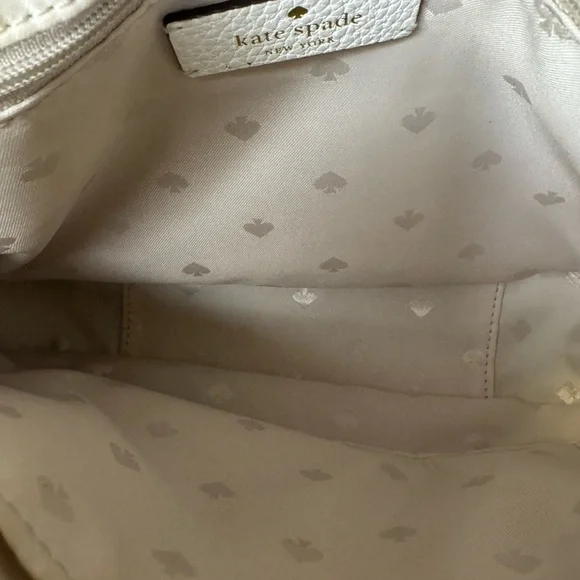 Kate Spade Leila White and Pink Crossbody Bag